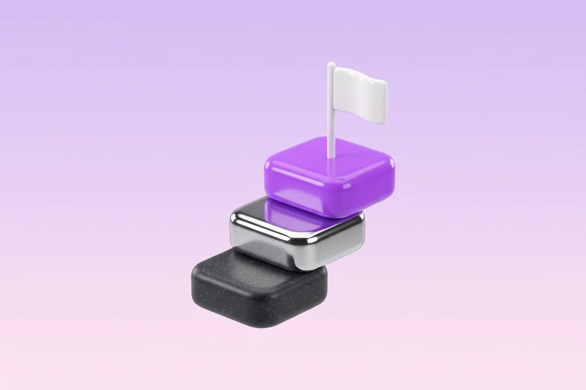 The steps to opening an online store stacked on top of each other like a staircase