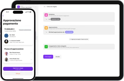 Mantieni il controllo di ogni pagamento del team